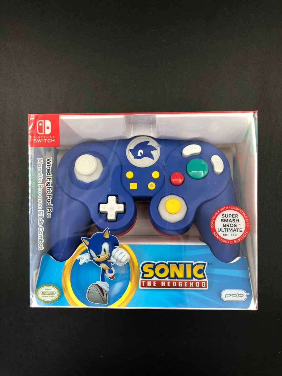 Nintendo Switch Wired Fight Pad Pro Sonic the Hedgehog NEW