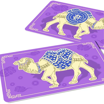 FUNGIFTCORNER Cash Flow Camel Feng Shui Amulet Card, Wallet-Sized, Gift, Made in USA (2 Pack)