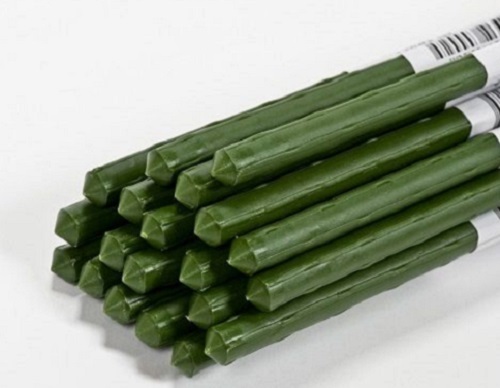 Panacea 89786 3 ft 36" Green Coated Metal Sturdy Plant Stakes Support - 200 Pack - Picture 2 of 5