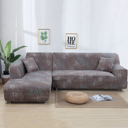 Stretch Sofa Covers Slipcover for L Shape Sectional Corner Sofa Couch Protector - Picture 28 of 167