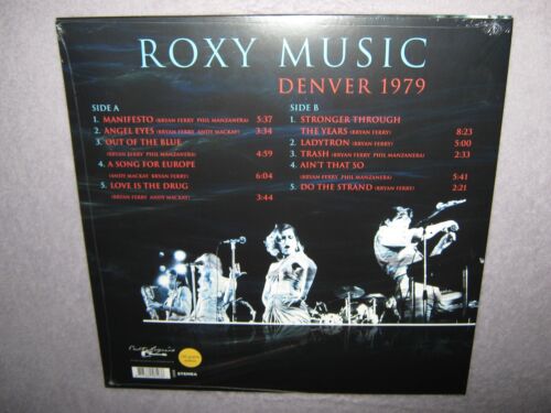 ROXY MUSIC Live Rainbow Music Hall Denver 1979 BRAND NEW SEALED Vinyl LP Best of - Picture 2 of 6