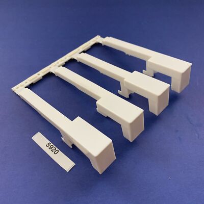 CASIO LK-135 LK-230 LK-265 Keyboard Keys Used Part: 4 White Key Set (C-E-G-B)