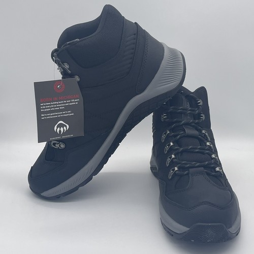 Wolverine Men's Sz US 12 Luton Waterproof Hiking Boots Black Leather W880297 NWT - Picture 12 of 20
