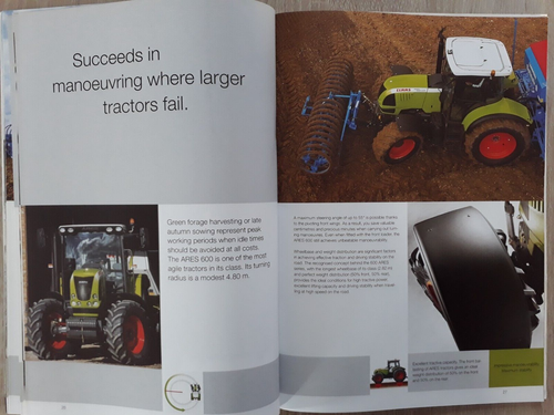 Claas Ares 600 Series Range Brochure 2006 - 617 657 697 - Picture 9 of 12