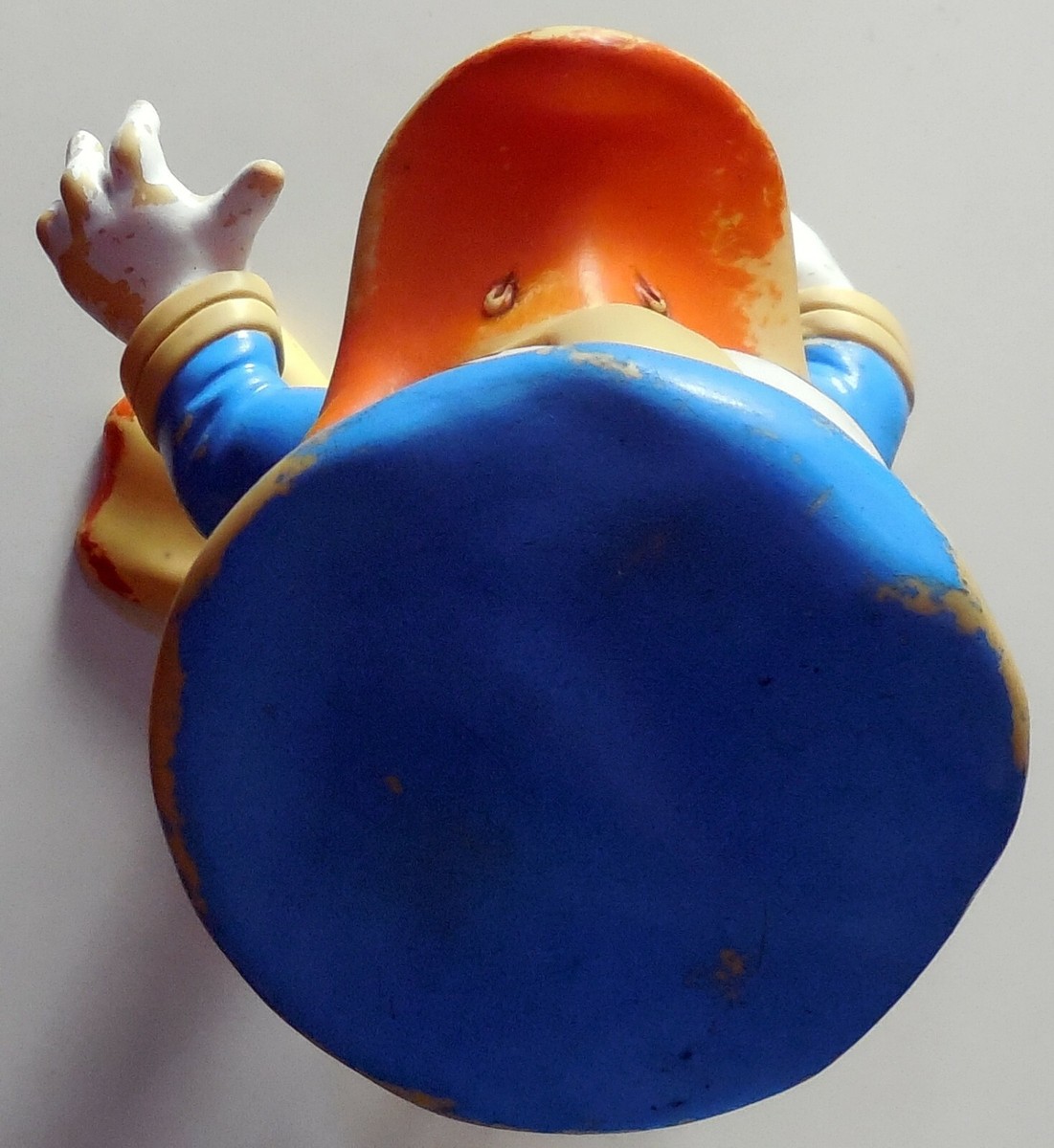 VINTAGE LARGE TOY SQUEAK RUBBER DONALD DUCK LEDRAPLASTIC LEDRA