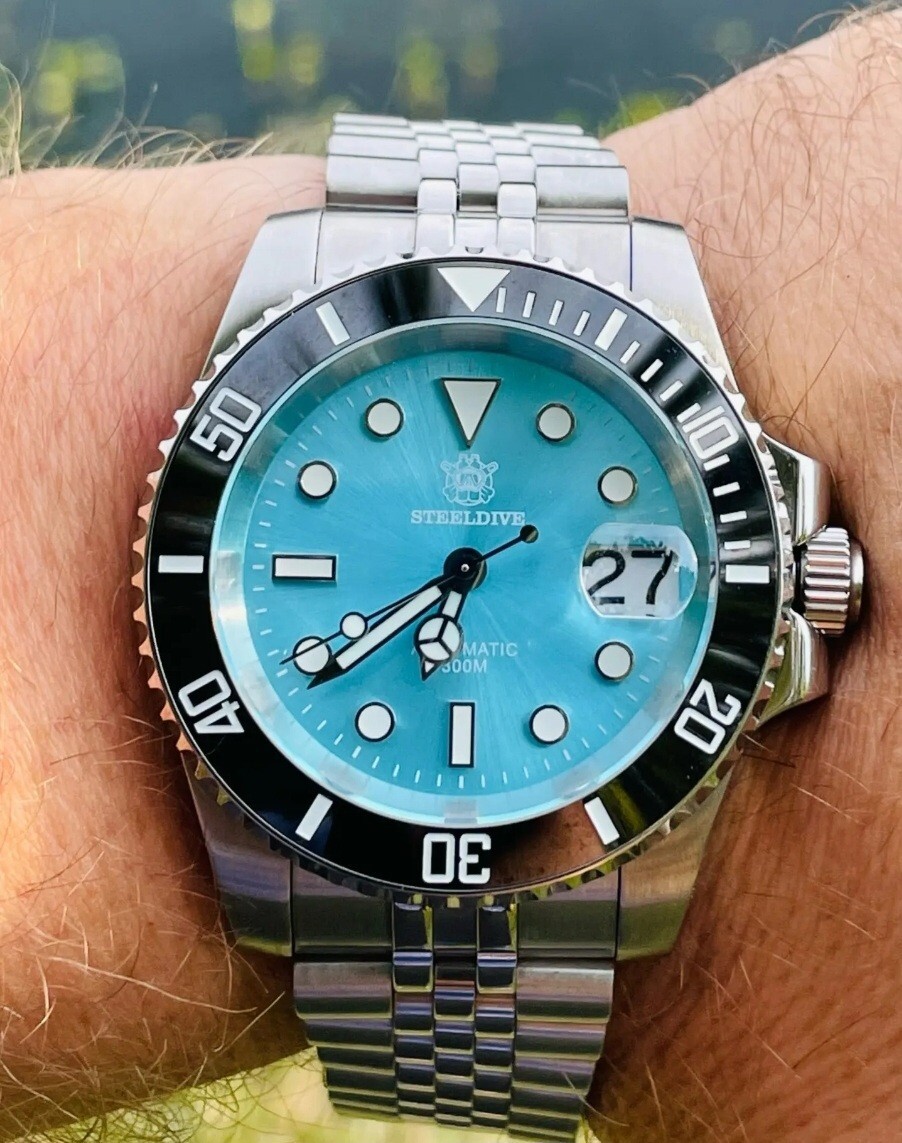 STEELDIVE sd1953 自動巻き時計 サブマリーナオマージュ　NH35 Steeldive Watch Store Deal | Submariner Mechanical Watches