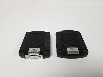 Lot of 2 Axis Q7401 Video Encoders, PoE for Security Cameras