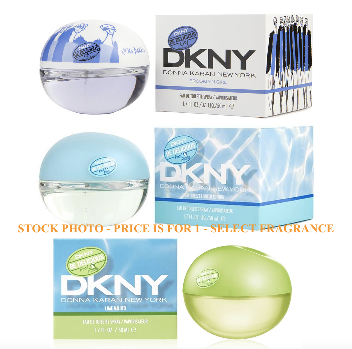 Bay Breeze Dkny Be Delicious Oz NIB DONNA KARAN DKNY BE DELICIOUS