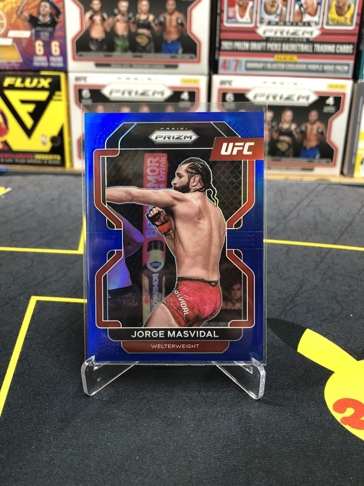 Jorge Masvidal 064/199 Blue Prizm Parallel 2022 Panini Prizm UFC #116