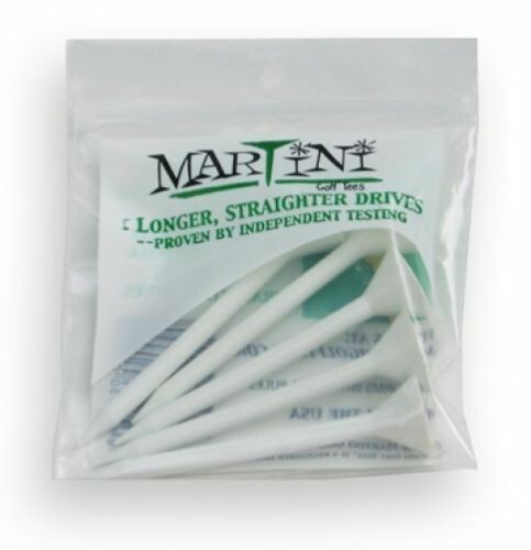 MARTINI 3 1/4" WHITE ORIGINAL GOLF TEES-2 PACKAGES OR 10 TEES - Picture 2 of 2