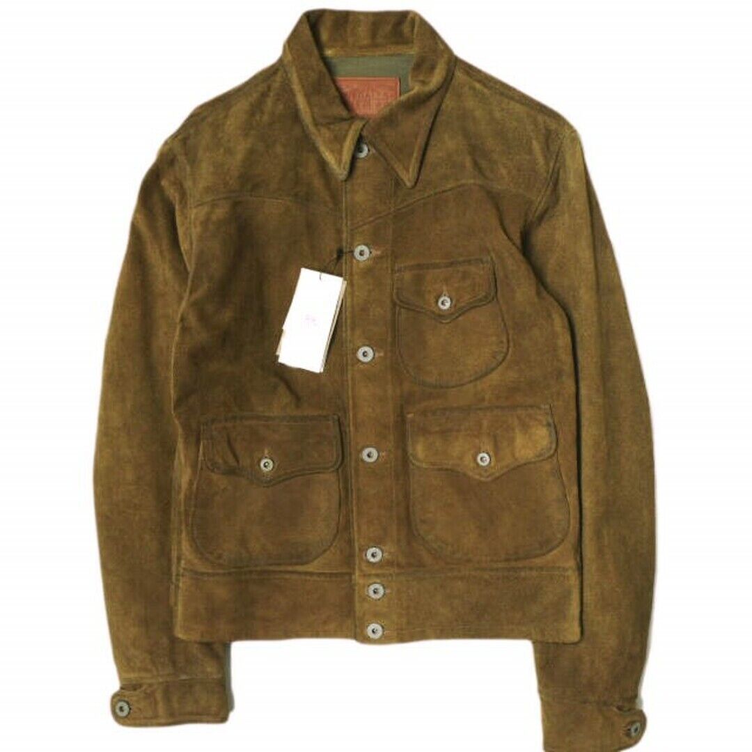 RRL Double RL Suede Jacket MNRROTW16020096 S Brown Leather RRL Double RL Suede Jacket MNRROTW16020096 S Brown Leather
