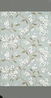 Vintage GP & J Wallpaper - Apple Blossom in Ivory and Aqua