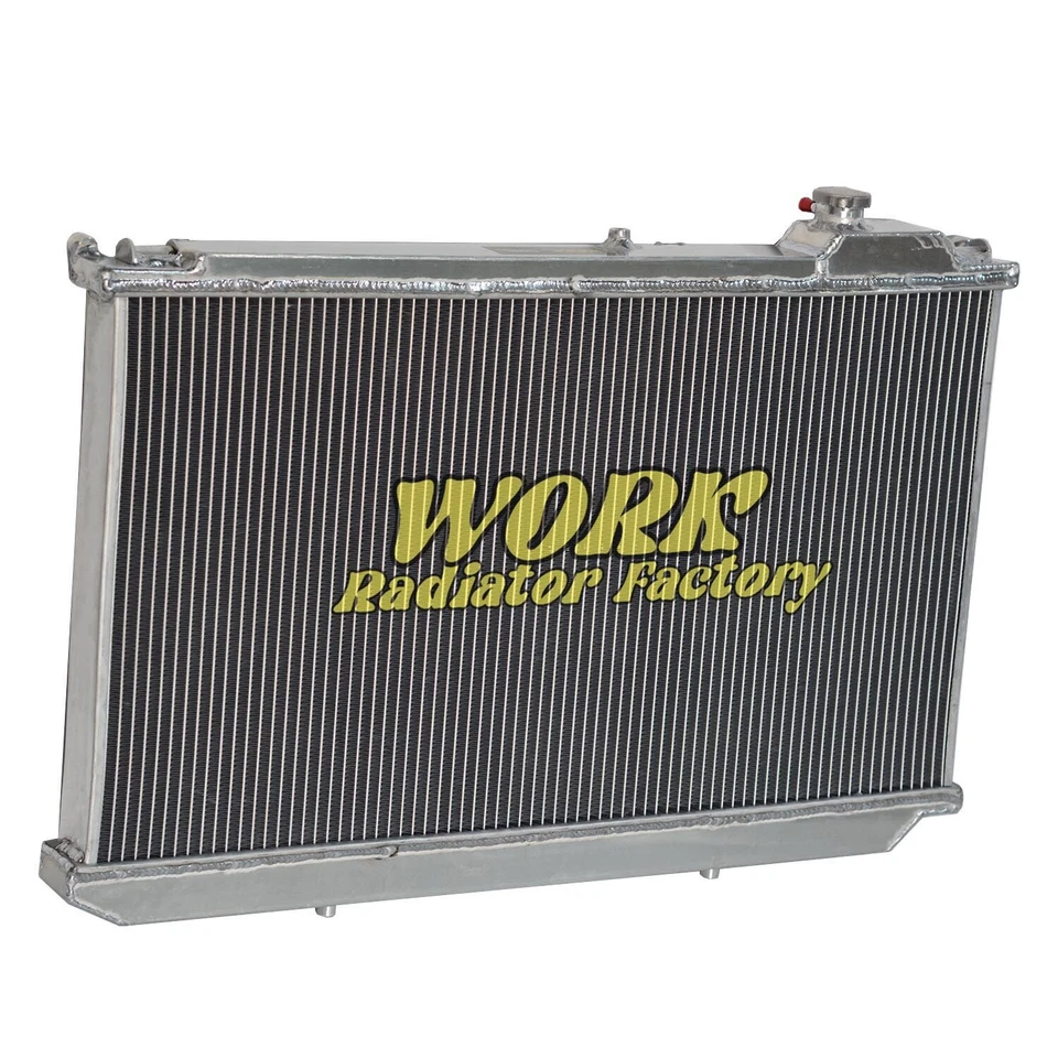 Aluminum Radiator Fit 1982-1992 1990 1989 1987 Volkswagen VW Golf MK2 GTI MK II - Imagem 4 de 4