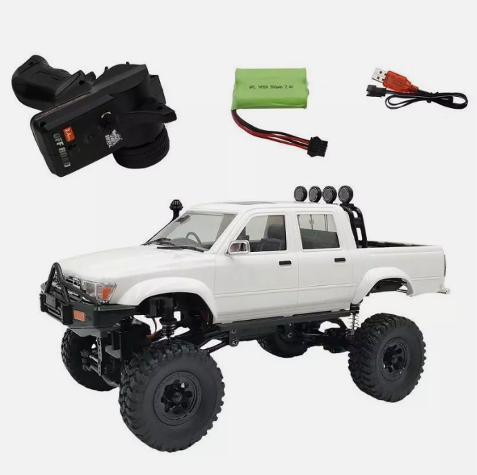 New Upgrade Wpl C64-1 RC Car 1:16 Hailax 2.4G 4WD Off-Road Remote Control Pickup Truck  
