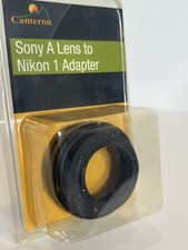 Cameron Sony A Lens To Nikon 1 Camera Lens Adapter MAF-N1 New Sealed