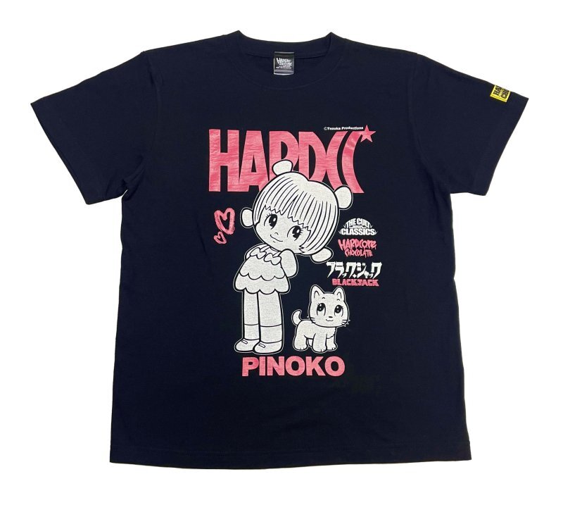 Black jack PINOKO T-shirt Black Hardcore Chocolate Tezuka Osamu