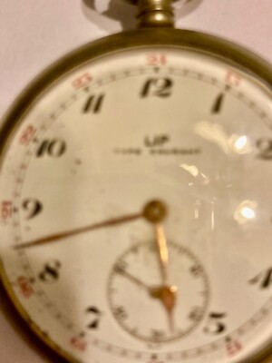Montre à Gousset LIP Vintage Des Années 1930 - Type Courant, Argenté, Ne Fonctionne Pas, à Réparer Ou Pour Pièces