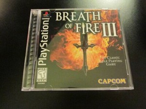 Jeu Breath Of Fire 3 PS1 - Version FR Complète En Boîte Avec Notice, Très Bon état