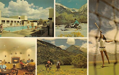 The Baca Grande Inn & Resort Complex  Multi Views Crestone,CO Vtg Postcard 