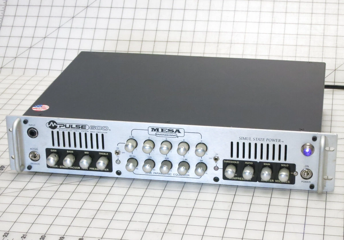 Mesa Boogie M-Pulse 600 Simul State Tube Driven Bass Guitar 