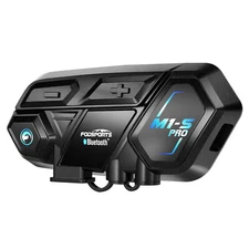 M1-S PRO Intercom Motorcycle Bluetooth Headset Helmet Interphone 10 Riders 2000M