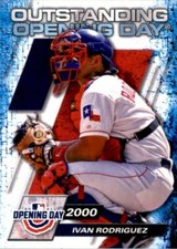 2021 Topps Opening Day Outstanding #OOD-1 Ivan Rodriguez Texas Rangers