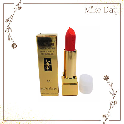 YSL Rouge Pur Couture Lipstick #56 Orange Indie BRAND NEW *Final Sales Deals*