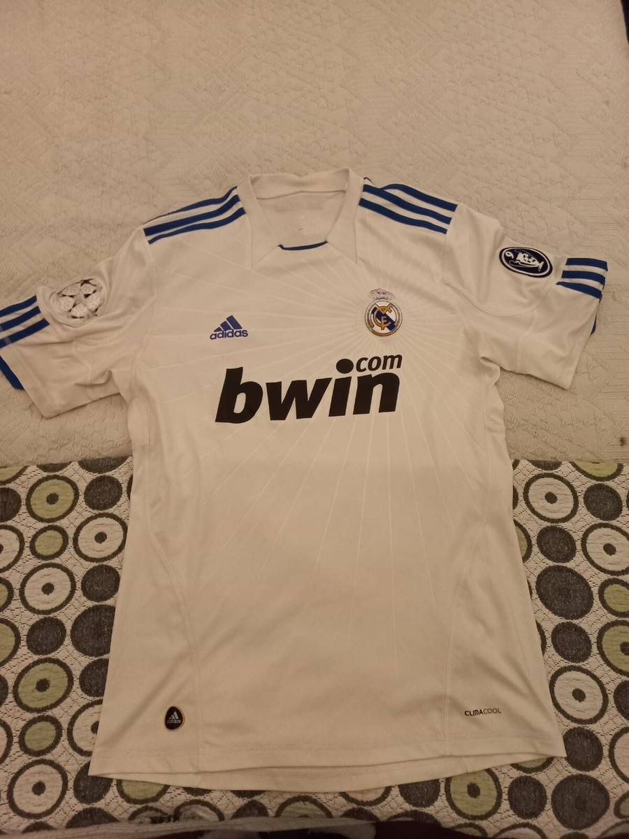 real madrid 2010 2011 adidas football shirt soccer jersey M