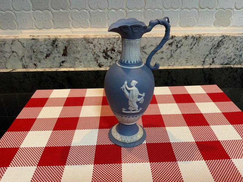 Small Vintage Pitcher with Dancing Ladies