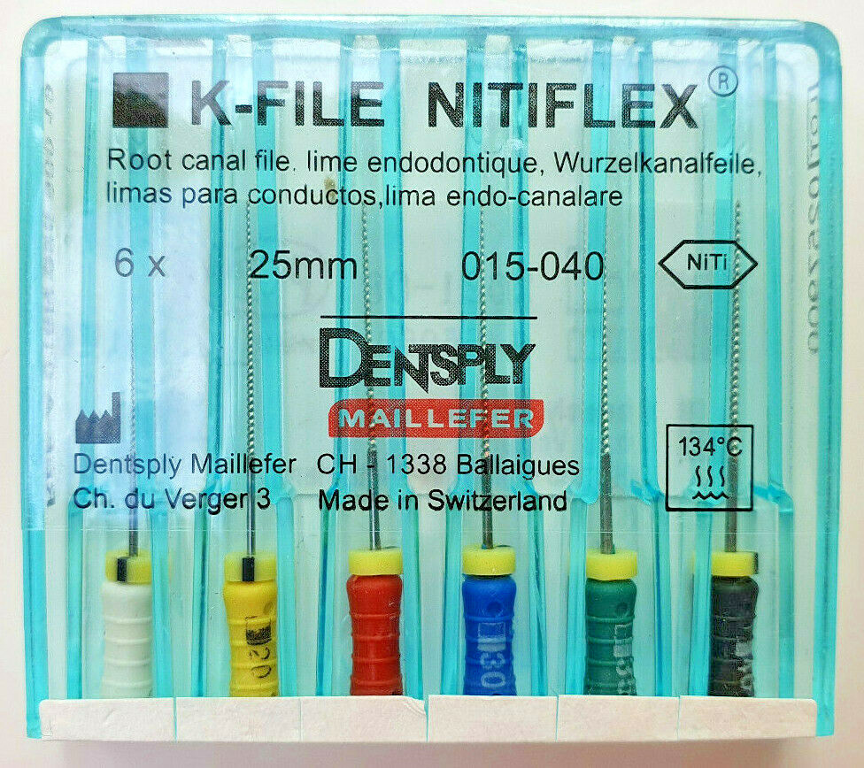 Dentsply K-File Nitiflex 010 – NiTi Flexible Root Canal Files, 10-pack, 25mm – Endo Tools 8 thumbnail image