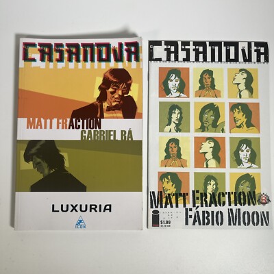CASANOVA VOL 1 TPB And Vol 8 Single MATT FRACTION GABRIEL BA Fabio Moon