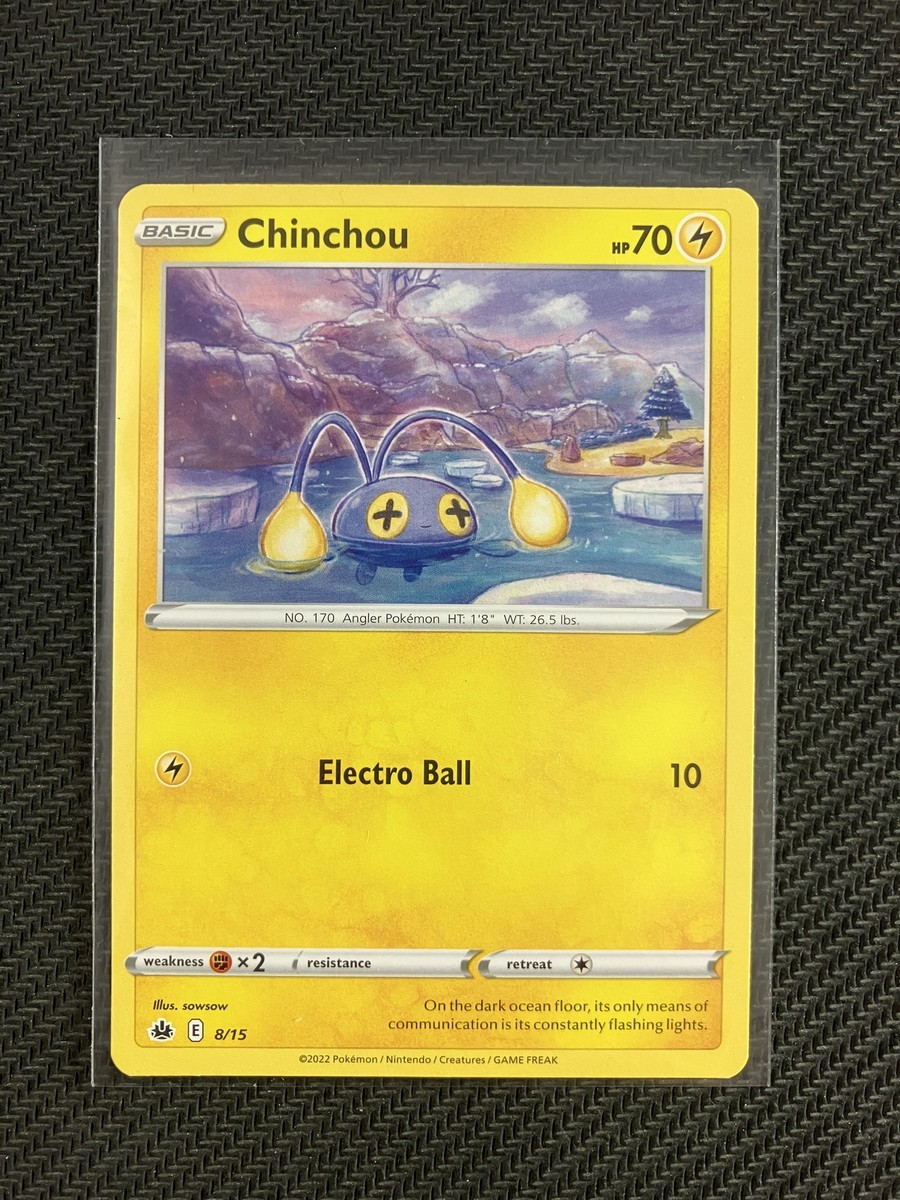 chinchou pokemon card mcdonalds (011/018) [JP Pokmone Minimum Pack]  Yume Cards Inc the Defending Pokemon is now Confused Chinchou 8/15 McDonald's Pokemon Promos