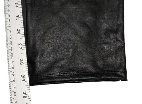 Ashley Stewart Damen Hose Gr. 26/28 schwarz Kunstleder Pull On 44 x 29,5 - Bild 10 von 11