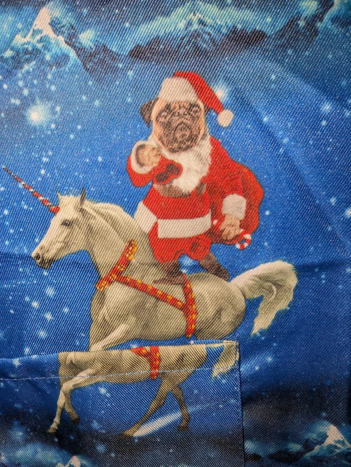 Delantal Navidad Perro Foto 3 de 4