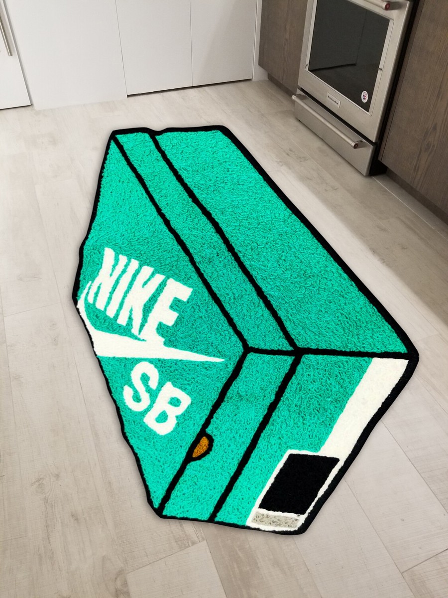 New SB Dunk Sneaker Box Floor Mat Washable Area Runner Rugs
