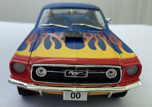 1/18 "Duke of Hazard" #00 blue 1968 Mustang GT - Picture 5 of 11