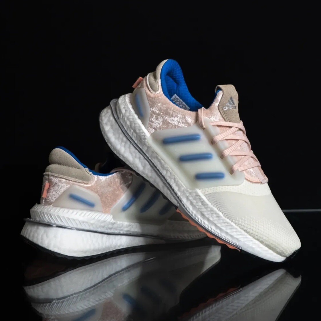 Женские кроссовки Adidas X_PLRBoost размера 9,5, цвет слоновой кости, розовый #НОВИНКА