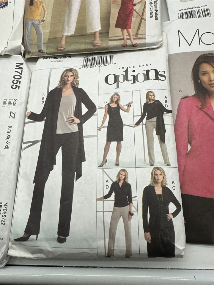 16 Womens & Aprons Patterns Lot - Simplcity - Burda - McCall's - Options - Image 4 of 4