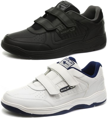 wide fit velcro trainers