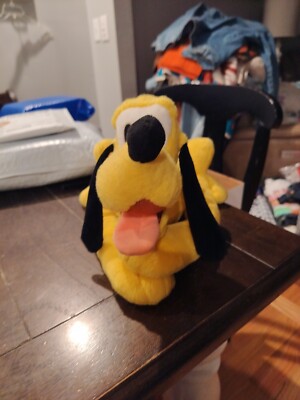 Disney Store 16'' Pluto Dog Soft Plush Stuffed Toy