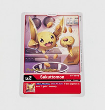 DIGIMON TCG Single SAKUTTOMON BT4-001 PRERELEASE Uncommon Promo NM
