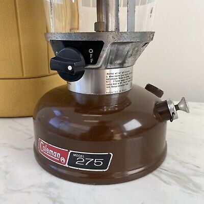 Vintage Coleman 275 9 '79 Brown Lantern w/ Picket Fence Vintage Coleman 275 9 '79 Brown Lantern w/ Picket Fence