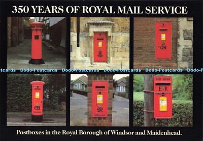 D177861 350. Jahre Royal Mail Service. Briefkästen im Royal Borough of Wind