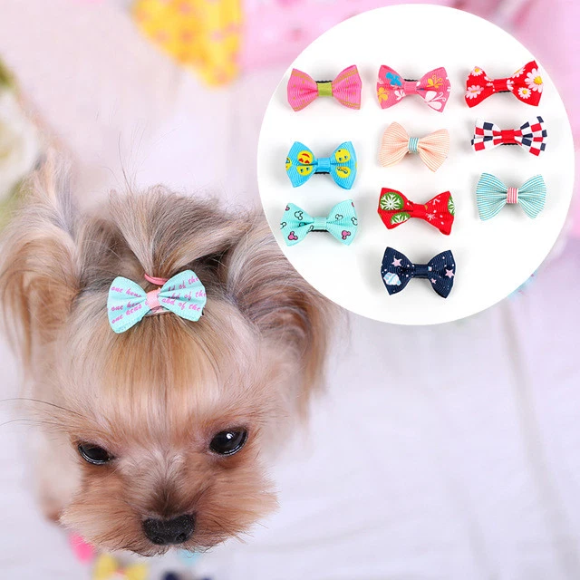 10pc Puppy Dog Hairpin Small Puppy Cat Hair Clips Pet Hair Grooming Accessories