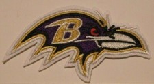 Baltimore Ravens~Profile~Embroidered PATCH~2 7/8