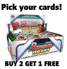 2022 Bowman DRAFT BOWMAN Paper - PICK YOUR CARDS! Baseball Buy More & Save!!