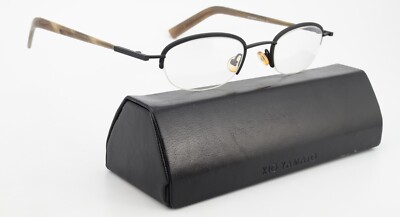 BACHMANN Edition Brille BT N7003 Col. 07 Metall Schwarz Matt + Kio Yamato Etui