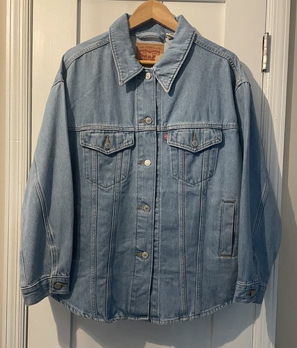 Chaqueta vaquera Levi's original de camionero de mezclilla para hombre M Colusa/lavado ligero precio de venta sugerido por el fabricante 98 USD - Imagen 2 de 11