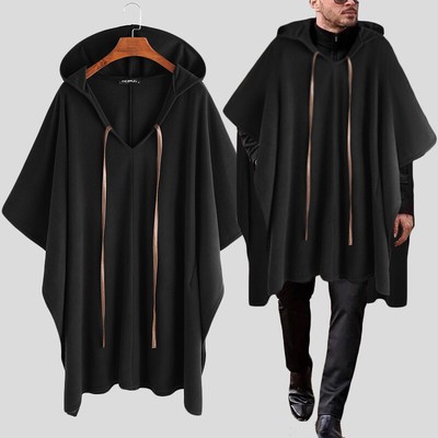 black cloak coat