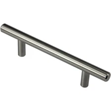 STG  6" Hollow Stainless Steel Kitchen Cabinet T-Bar Pull Handle w/ Screws